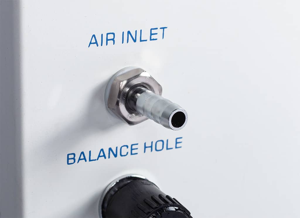 Vacuum Oven's Inert Gas/Air Inlet Hose Barb