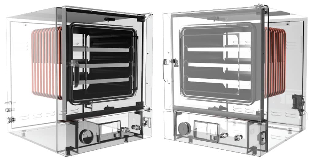 200°C 12x11x11 0.9 Cu Ft Lab Digital Forced Air Convection Drying  Sterilizing Oven 110V 50/60Hz 500 watts